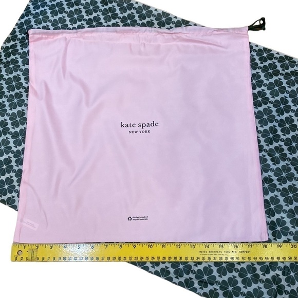 Kate Spade satin 18” x 17” drawstring dust bag - Picture 3 of 6